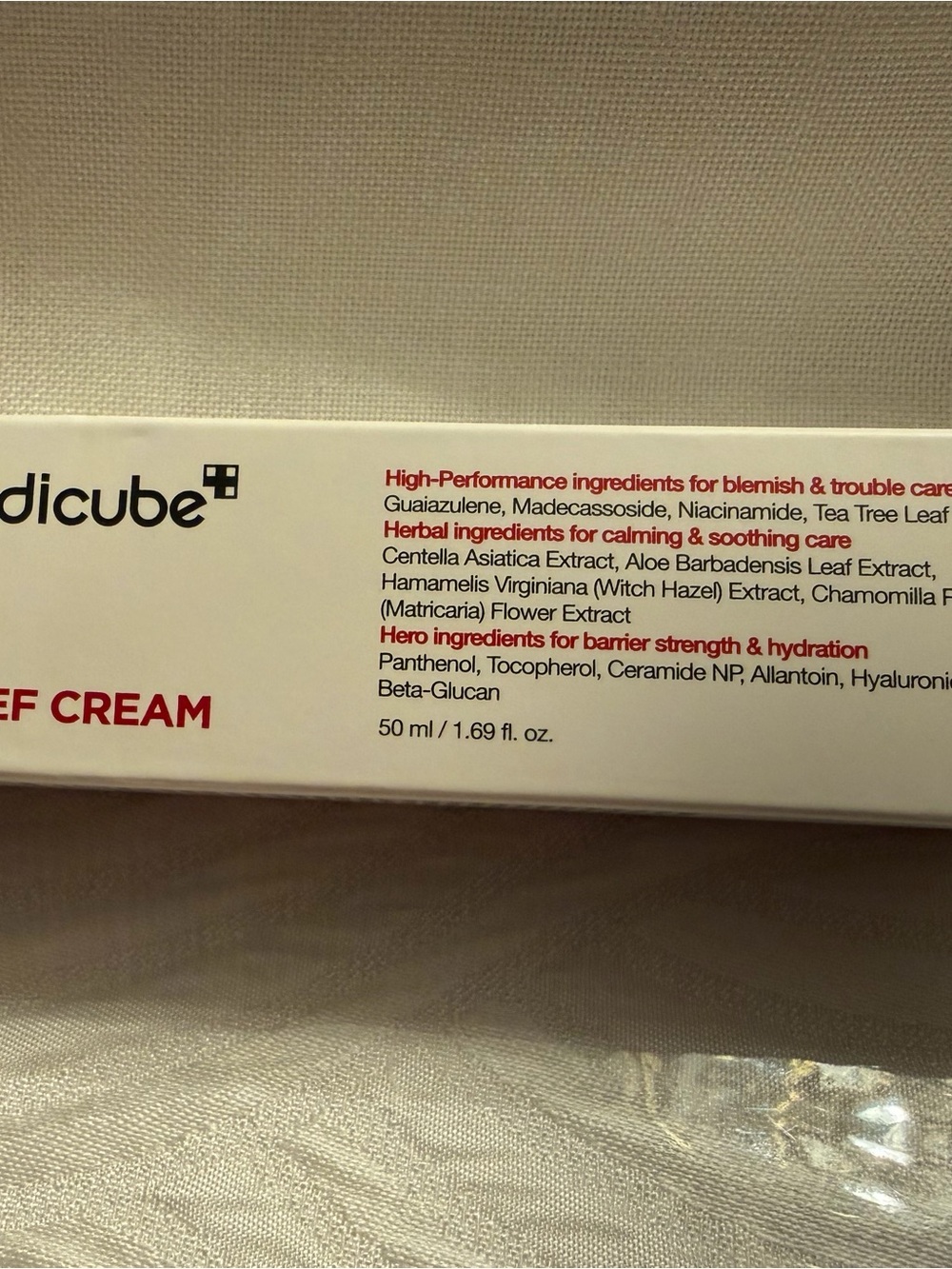Medicube 3H Relief Cream 50ml 1.69 oz NEW IN BOX